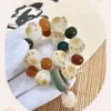 Pulsera de Semilla de Bodhi Imitación Garra de Gato para Hombres y Mujeres, Cuentas de Oración Budista, Adorno de Mano, Pulsera Suave para Enrollar los Dedos de Estudiantes, Accesorio Versátil