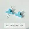 [Historia Rosa] Cono de Queso Pintado Estrella Cuentas Cadena para Teléfono Cuentas Sueltas Accesorios DIY Materiales Cuentas