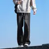 Jeans estilo americano con salpicaduras de tinta para hombre, Otoño Vintage Lavado, Marca de moda, Pantalones de pierna ancha, High Street, Tallas grandes, Versátiles, Casuales, Pantalones largos