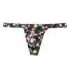 Roupa íntima masculina sexy comércio exterior europeu e americano formato T 12 estampas multicoloridas