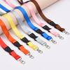 1.5 Hilo de Coser Hebilla de Seguridad Gancho Transferencia de Calor Color Poliéster Lanyard de Exhibición Serigrafía Logo Tarjeta de Trabajo