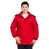 Ropa de trabajo de invierno, ropa acolchada de algodón, personalizada, de longitud media, forrada con vellón, gruesa, resistente al frío, cálida, para ingeniería de petróleo marino, reparación de automóviles, fábrica, ropa protectora laboral