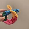 Diadema de pelo de perro arcoíris DIY, cuerda para el pelo, trenza gruesa, cuerda para el pelo de dibujos animados, cabeza de bola, goma elástica, accesorios para el pelo de mujer, venta al por mayor