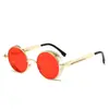 Nuevas Gafas de Sol Redondas Pequeñas 2025 Punk Retro Metal Gafas de Sol para Hombre Calle Anti-UV Gafas de Sol