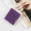 Pincel de Lábios Sólido Descartável, Pincel Flocado para Gloss Labial, Pincel de Maquiagem, Cotonete de Limpeza para Mousse de Cílios
