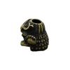 Pingente Katana de Latão Pingente de Capacete Japonês Retrô de Cobre Lanterna Pingente Gadget Decorativo DIY Pingente de Corda de Guarda-chuva Contas