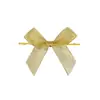 Laço de fita de lamê dourado e prateado, laço decorativo para caixa de presente, laço decorativo para enfeite de árvore de Natal, feito sob medida