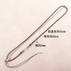 Cuerda de collar con hebilla de seguridad de jade natural unilateral, cordón para colgante de jade Hotan dorado DIY, ventas directas de fábrica