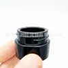 Venta directa de fábrica de frascos de porcelana negra de 5 ml para crema de ojos, envases de muestra cosmética y frascos resistentes a los rayos UV