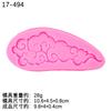 Estilo Chinês Estilo Antigo Botão de Prato Xiangyun Forma de Silicone para Bolo Açúcar Dobrável Chocolate Diamante Nó Chinês Forma Decorativa