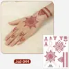 Ruikalong Novo em estoque Atacado Adesivo de Tatuagem de Henna Renda Vermelha Mão Costas Adesivo de Tatuagem Descartável À Prova D'água