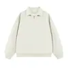 Ropa ACU para Hombre Estilo minimalista tela jacquard sudadera de dos piezas simuladas para hombre, nuevo producto otoño/invierno 2026, corte holgado, cuello camisero, top de marca de moda