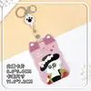 Portatarjetas Deslizante de Gato Kawaii Portatarjetas de Campus Estudiantil Tarjeta de Agua Portafotos de Idol Masculino y Femenino Portatarjeta de Identificación Funda Protectora