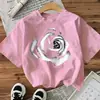 Camiseta Base Camada Roupas Femininas Transfronteiriças Estilo Europeu e Americano Aliexpress Amazon Camisa Feminina Manga Curta Estampa Floral Rosa