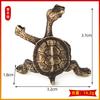 Porta-incienso de Tortuga Kung Fu Más Vendido por el Fabricante, Porta-inciensos para Madera de Ágar y Sándalo, Adorno de Tortuga Metálica para Incienso al por Mayor
