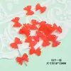 10 laços franceses pequenos coloridos foscos com contas para joias DIY feitas à mão, acessórios para corrente de celular, material