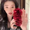 Vacaciones en la playa clip floral de plátano para el pelo pinza de garra floral de dopamina para recogidos en la parte posterior de la cabeza accesorio para el cabello adorno para el pelo