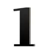 Bestseller transfronterizo: Pegatinas de pared 3D de letras y números de espejo de madera, 26 letras mayúsculas, pegatinas de pared de espejo para decoración del hogar