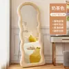 Espejo de Vestir de Moda para Dormitorio del Hogar, Espejo de Pie de Lujo para Niñas, Espejo Irregular de Cuerpo Entero Estilo Ins Ondulado