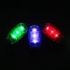 Luz trasera de bicicleta LED para exteriores, 3 luces, luz de advertencia, luz de mochila, luz de advertencia para correr, luz de casco, tres colores