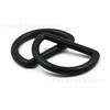 Hebilla de anillo D para niños, hebilla colgante de anillo D de plástico, botón de banda elástica, accesorios para mochila, ajustable, usable con botones en forma de D
