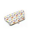 Suministro transfronterizo tela hebilla pequeña fresca monedero clutch de longitud media bolsa de almacenamiento para mujer en stock venta al por mayor