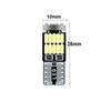 Luz LED de ancho para coche T10 4014 26SMD decodificación luz brillante para coche W5W luz de lectura luz de matrícula bombilla pequeña