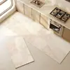 Estilo Ruili alfombrilla de suelo de barro de diatomeas ovalada para cocina alfombrilla larga absorbente de aceite para el hogar fácil de manejar absorbente de agua secado rápido antideslizante