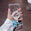 Capa de celular magnética transparente com estampa floral azul fresca mais vendida da Temu, adequada para Samsung S26 Ultra, à prova de choque