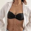 Cadena de cintura con borlas de estrella multicapa para mujer, joyería transfronteriza europea y americana, bikini sexy de moda