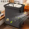 Cesto de roupa suja, cesto de lavanderia, estilo dormitório, com tampa, grande capacidade, para roupas íntimas, dobrável, para guardar roupas e bonecas