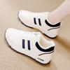 Zapatos Deportivos para Mujer, Superficie de Cuero con Forro de Terciopelo para Mantener Caliente, Nuevo Estilo Otoño 2025, Suela Gruesa, Antideslizantes, Zapatos Casuales Ligeros, Zapatos de Algodón para Mujer