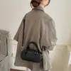 Bolso de Mujer Boston Gama Alta Nicho Textura Tejida Bolso Bowling Bolso de Mano Bolso de Hombro Casual Versátil Bolso Cruzado Mujer