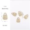 Nuevos accesorios para uñas transfronterizos, chanclas de diamantes, decoración de uñas con forma de cabeza de conejo, frasco de perfume, suministros para uñas de abeja