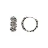 Pendientes de Plata de Ley S925 Mismo Estilo Retro Antiguo Girasol Margarita Pendientes de Nicho de Gama Alta para Mujer Pendientes Nuevos