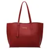Bolsa Grande de Splicing para Sogra para Mulheres 2025 Nova Bolsa de Ombro de Outono Cor Contrastante Retro Classe Roupas de Trabalho Bolsa Tote