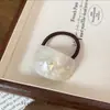 Diadema semi-redonda de acetato para mujer, alta elasticidad y duradera, simple y elegante liga de goma para coletas y accesorios para el cabello