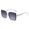 Nuevas Gafas de Sol con Lente Degradada, Populares en Europa y América, Montura Grande, Estilo Urbano de Moda para Hombres y Mujeres, Gafas de Sol con Protección UV