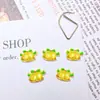 Acessórios populares para nail art de Natal: estrelas translúcidas, bonecos de neve, renas, árvores de Natal, decorações de resina para capa de celular