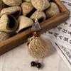 Campanillas de Viento Creativas Hechas a Mano con Muñecos de Cáscara de Fruta, Colgantes Únicos para Coche y Bolso, Populares en Zonas Turísticas, Regalo para el Día del Maestro