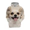 Amazon Aliexpress Sudadera con Capucha Estampada en 3D de Animal Perro Sudadera de Invierno Sudadera para Hombre Transferencia de Calor Ropa para Hombre