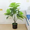 Simulação Bifurcada Plantio Verde Sanwei Kwai Em Vasos Sanwei Kwai Árvore Artificial Interna Estilo Simples Sala de Estar Decorativo Bonsai