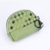 2026 Bolso Nuevo para Mujer Cartera Tejida Hecha a Mano Billetera Sencilla para Monedas Billetera de Piel Sintética Bolso Pequeño con Cremallera para Cosméticos