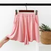 Calças Casuais de Algodão Modal para Mulheres, Leggings Soltas de Cintura Alta, Calças Saia, Calças Esportivas de Praia Plus Size, Alongamento das Pernas, Fluorescente