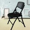 Silla de capacitación plegable con tablero de escritura, silla de conferencia, escritorio y silla para computadora para personal y estudiantes, silla de oficina transpirable de malla integrada