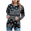 Top Estampado Estilo Bohemio Personalizado de Venta Caliente Transfronterizo Sudadera con Capucha Forrada de Felpa Moda Europea y Americana para Mujer