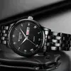 Comercio Exterior Transfronterizo Relojes Clásicos de Pareja para Hombre y Mujer Temperamento Sencillo Cuarzo Correa de Acero Relojes Casual de Negocios Venta al por Mayor