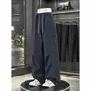 Pantalones de Esquí Impermeables con Forro de Terciopelo para Otoño e Invierno para Hombre, Marca de Moda, Pantalones Cargo Rectos Holgados para Exteriores, Pantalones Casuales Gruesos