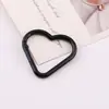 Mosquetón de Anilla de Resorte en Forma de Corazón Pintado de Colores Hebilla de Equipaje Hecha a Mano DIY Llavero Joyería Materiales Accesorios