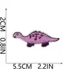 Parche Bordado de Parque de Dinosaurios para Decoración de Ropa Infantil, Insignia Bordada de Moda por Sublimación, Triceratops